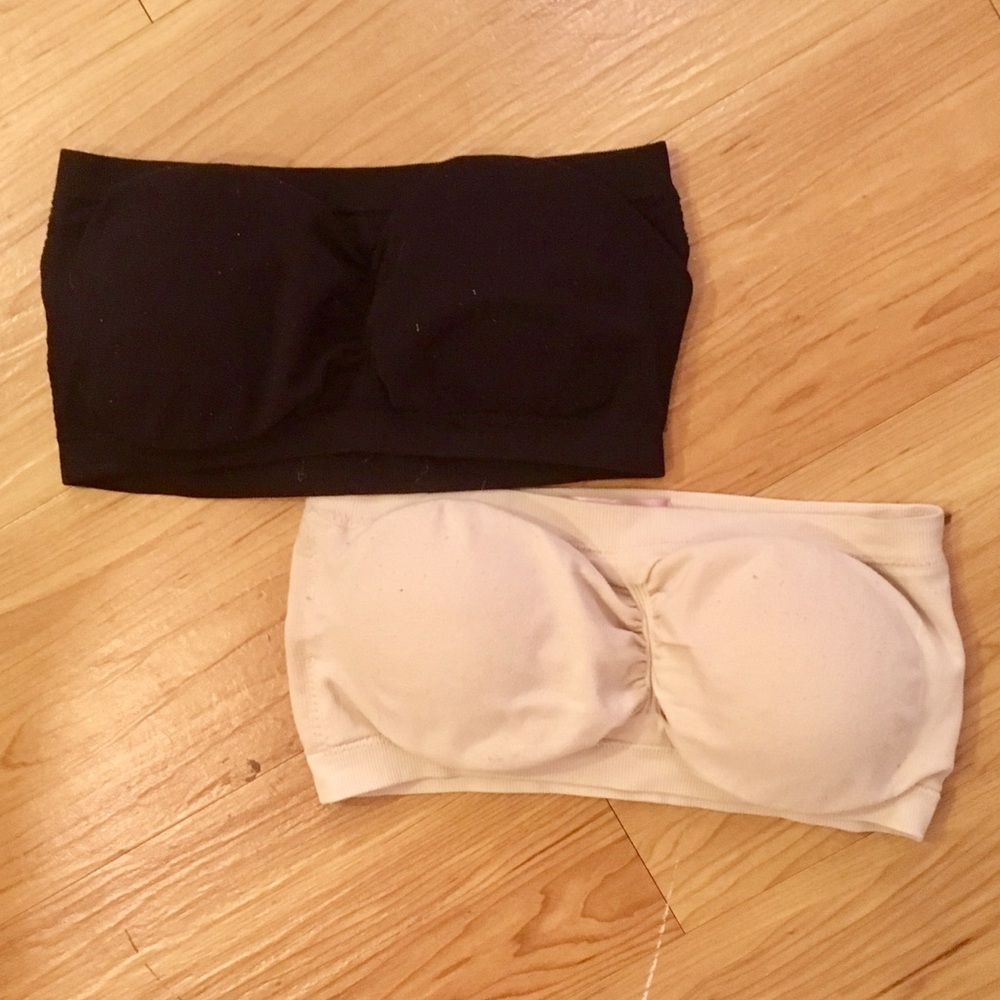 OS padded strapless bra/bandeau